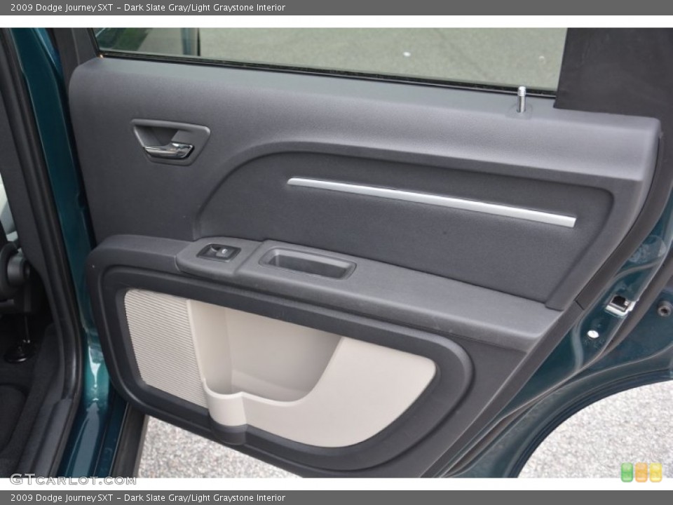 Dark Slate Gray/Light Graystone Interior Door Panel for the 2009 Dodge Journey SXT #102880800