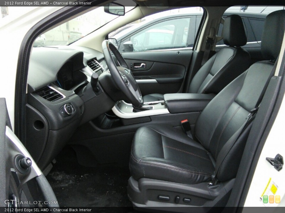 Charcoal Black Interior Photo for the 2012 Ford Edge SEL AWD #102883605