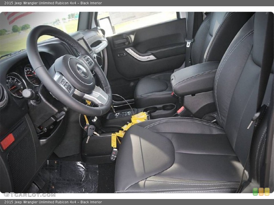 Black Interior Photo for the 2015 Jeep Wrangler Unlimited Rubicon 4x4 #102885493