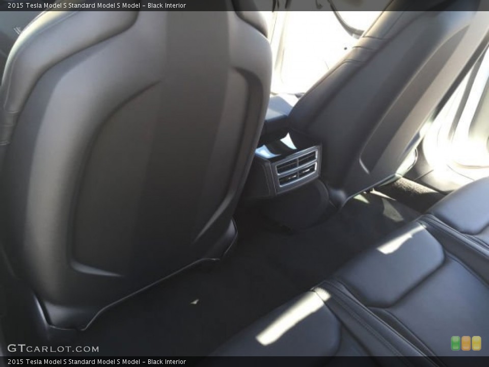 Black Interior Rear Seat for the 2015 Tesla Model S  #102885559