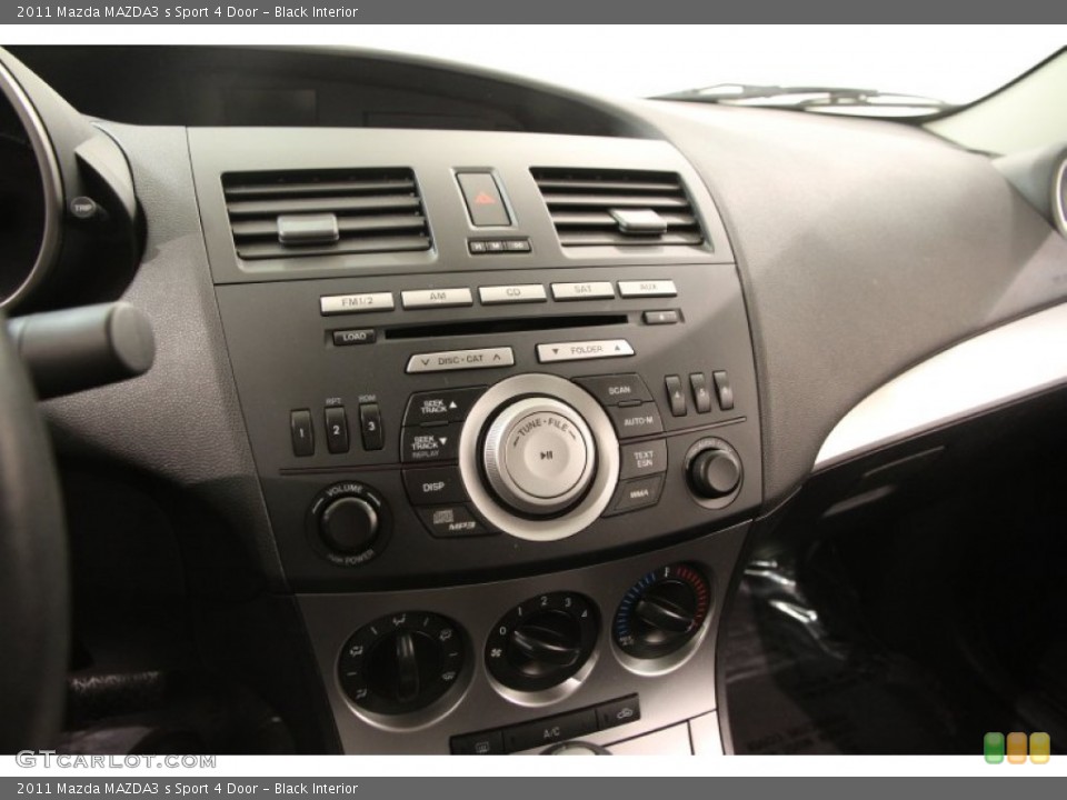Black Interior Controls for the 2011 Mazda MAZDA3 s Sport 4 Door #102891640