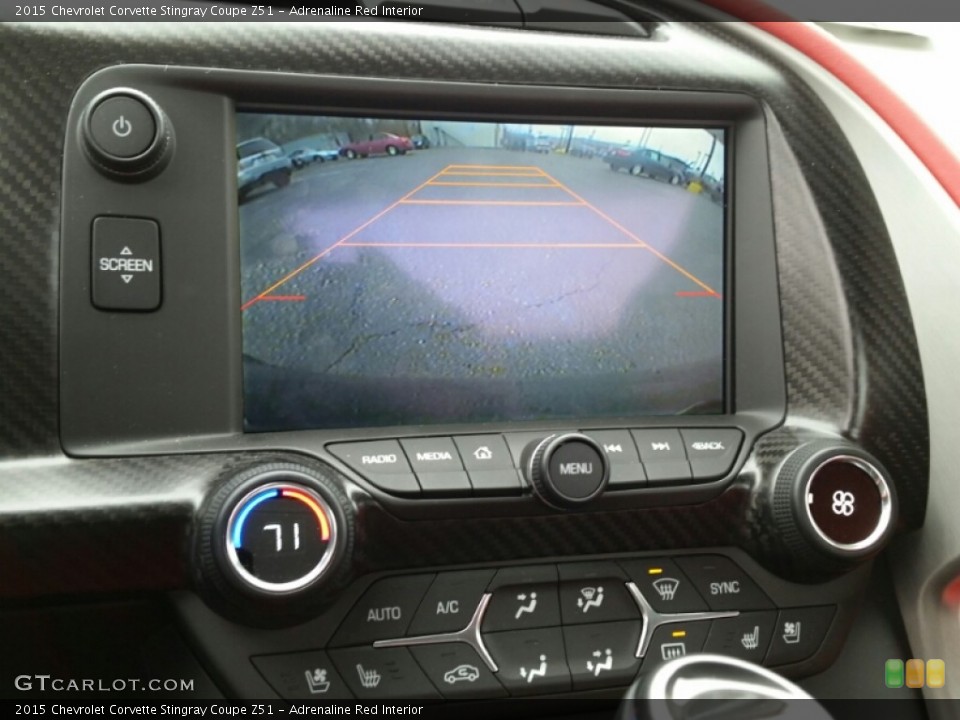 Adrenaline Red Interior Controls for the 2015 Chevrolet Corvette Stingray Coupe Z51 #102895582