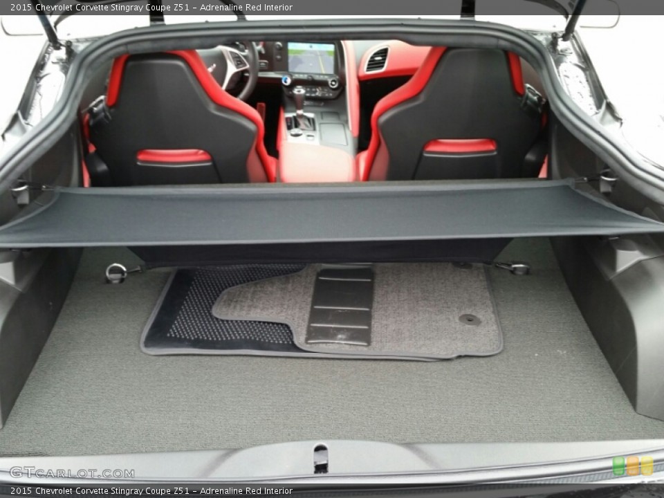 Adrenaline Red Interior Trunk for the 2015 Chevrolet Corvette Stingray Coupe Z51 #102895663