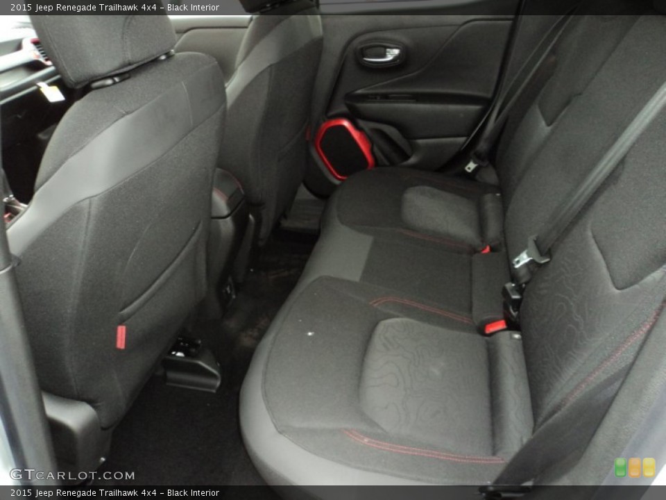 Black Interior Rear Seat for the 2015 Jeep Renegade Trailhawk 4x4 #102903493