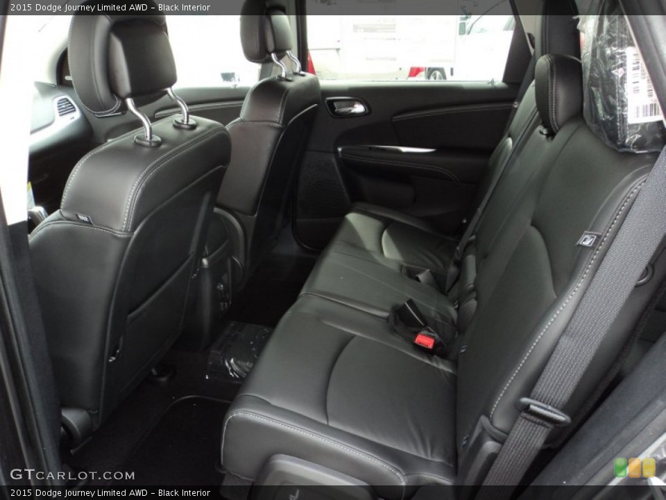 Black Interior Rear Seat for the 2015 Dodge Journey Limited AWD #102903823