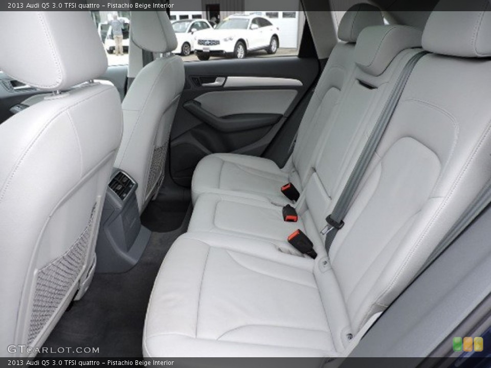 Pistachio Beige Interior Rear Seat for the 2013 Audi Q5 3.0 TFSI quattro #102906664