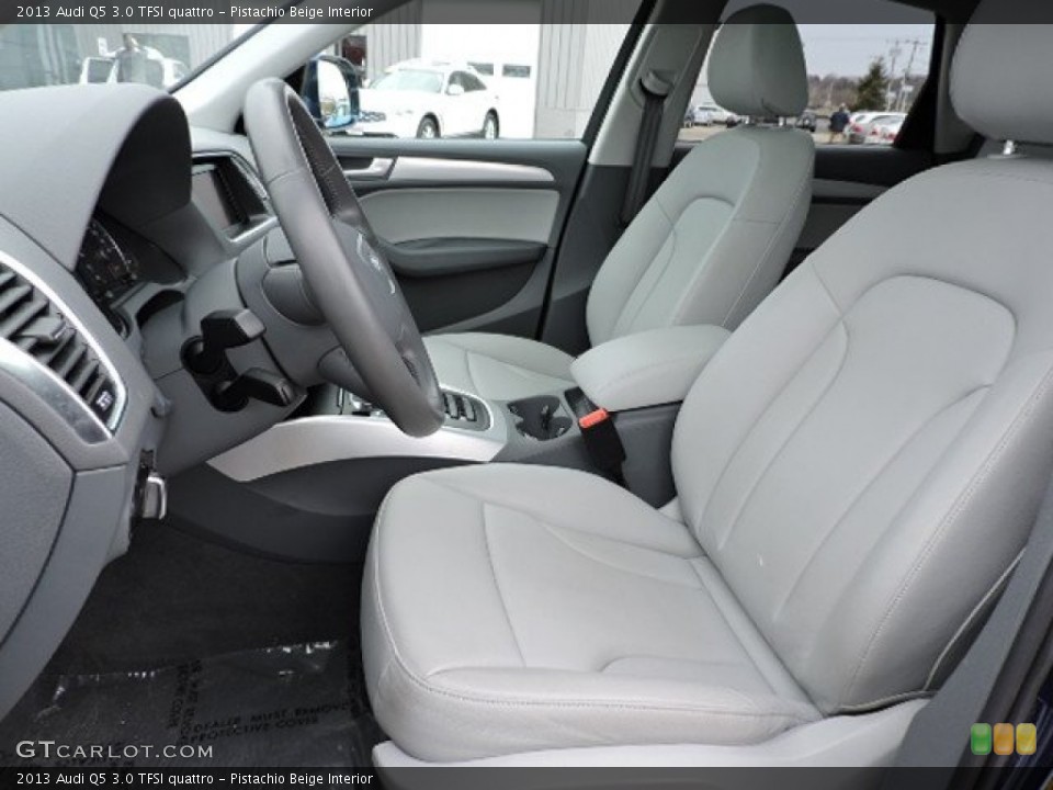 Pistachio Beige Interior Front Seat for the 2013 Audi Q5 3.0 TFSI quattro #102906739