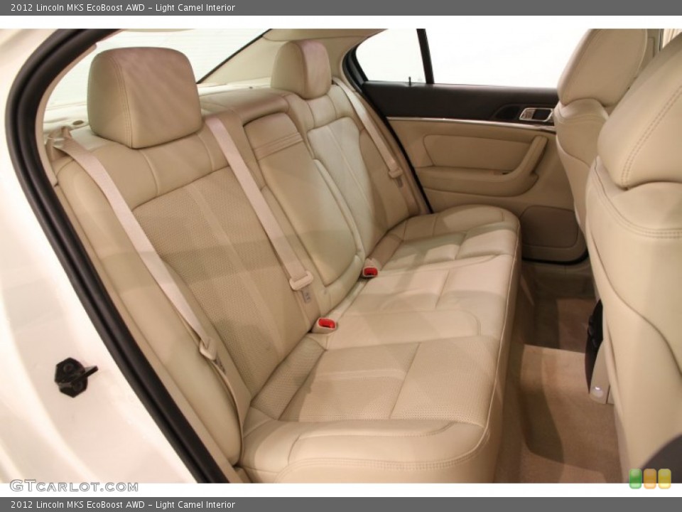 Light Camel Interior Rear Seat for the 2012 Lincoln MKS EcoBoost AWD #102908923