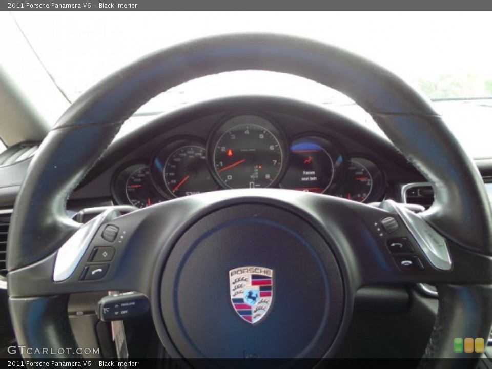 Black Interior Steering Wheel for the 2011 Porsche Panamera V6 #102909307