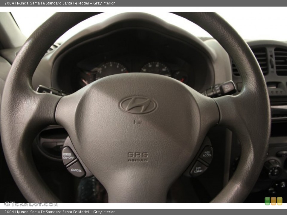 Gray Interior Steering Wheel for the 2004 Hyundai Santa Fe  #102909880