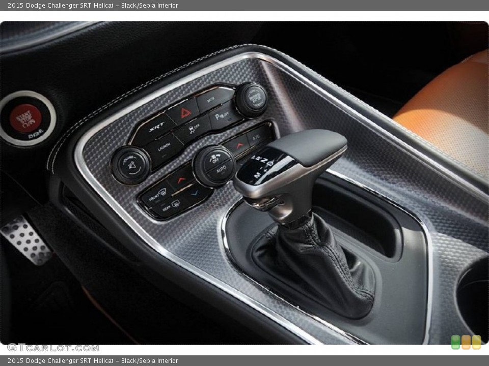 Black/Sepia Interior Transmission for the 2015 Dodge Challenger SRT Hellcat #102911659