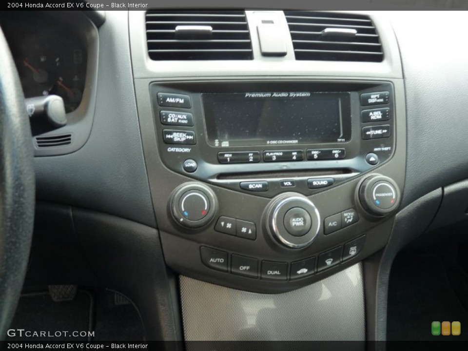 Black Interior Controls for the 2004 Honda Accord EX V6 Coupe #102913462