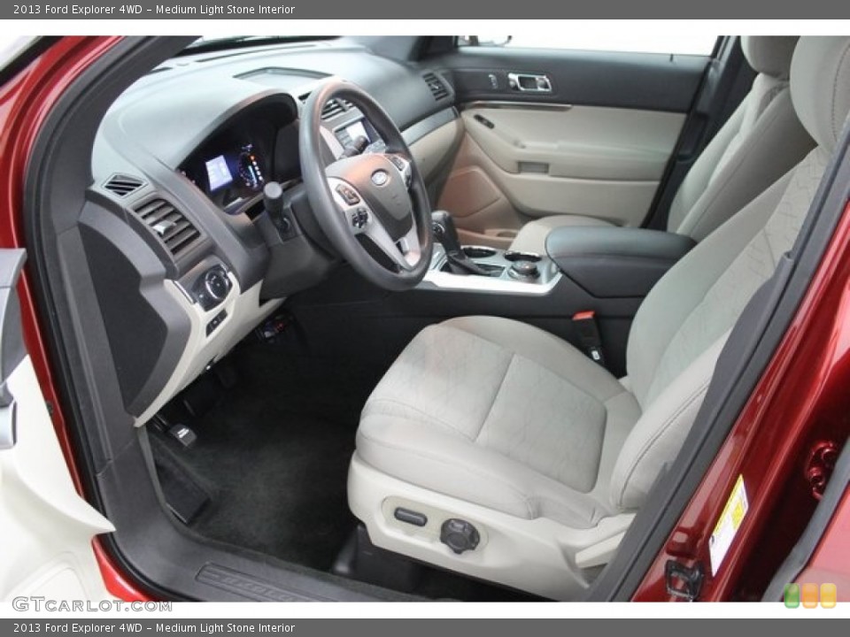 Medium Light Stone Interior Photo for the 2013 Ford Explorer 4WD #102918694