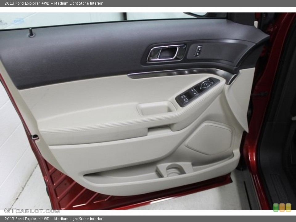 Medium Light Stone Interior Door Panel for the 2013 Ford Explorer 4WD #102918698