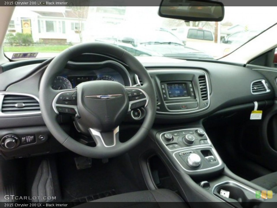Black Interior Dashboard for the 2015 Chrysler 200 LX #102925547