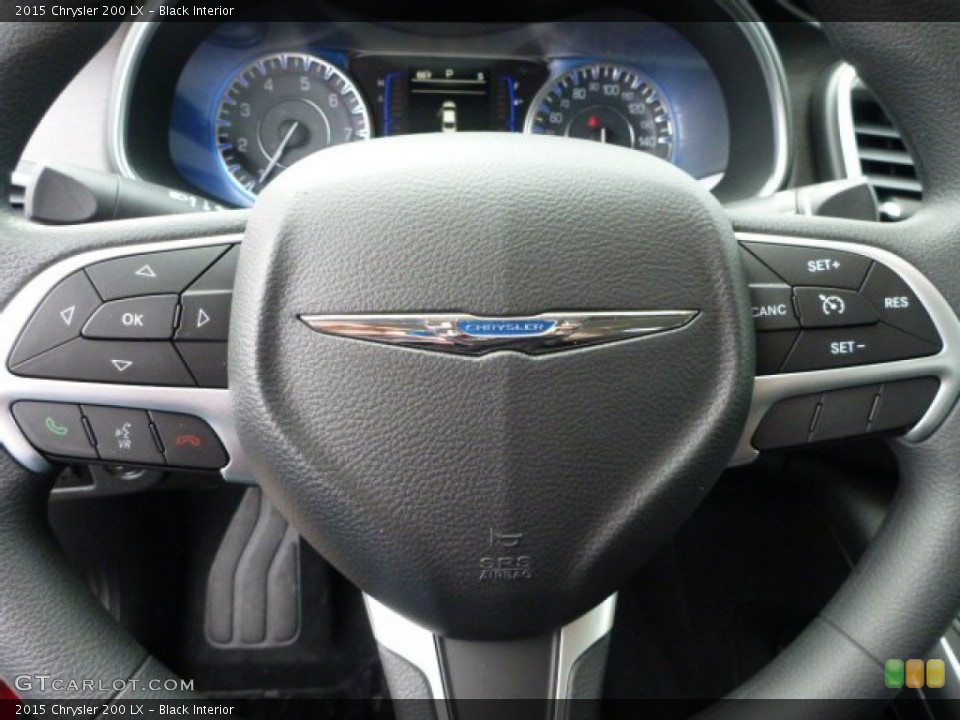 Black Interior Controls for the 2015 Chrysler 200 LX #102925604