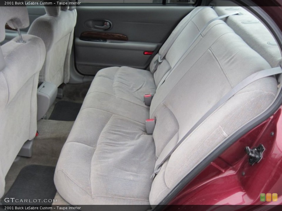 Taupe Interior Rear Seat for the 2001 Buick LeSabre Custom #102929353