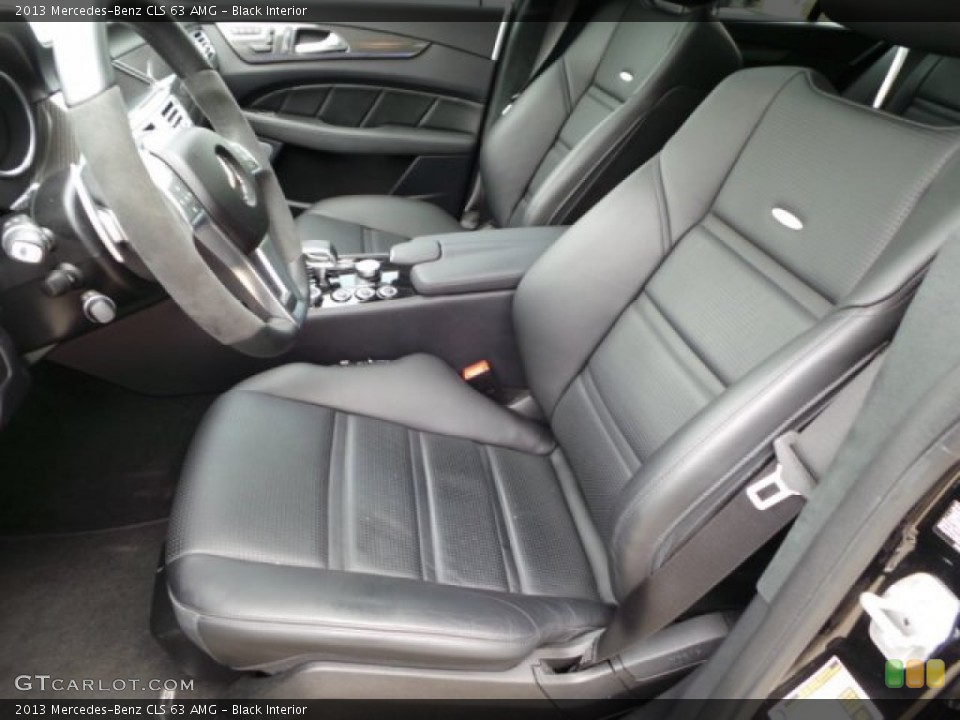 Black Interior Front Seat for the 2013 Mercedes-Benz CLS 63 AMG #102932390