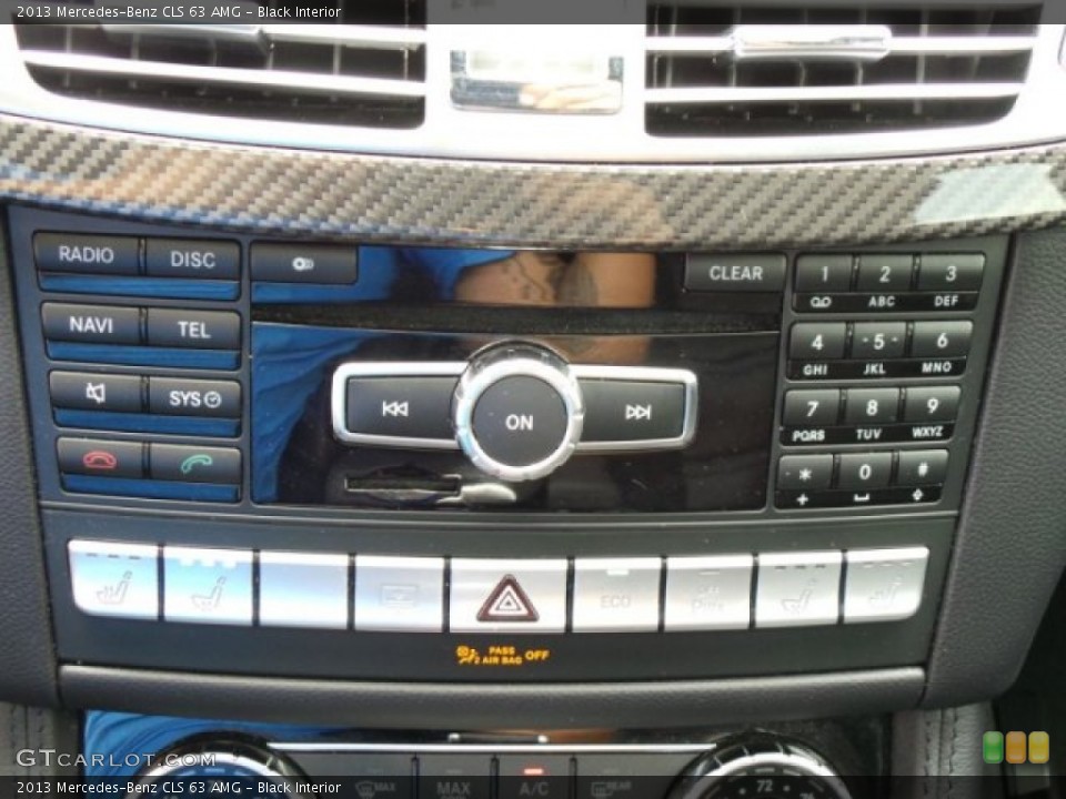 Black Interior Controls for the 2013 Mercedes-Benz CLS 63 AMG #102932717