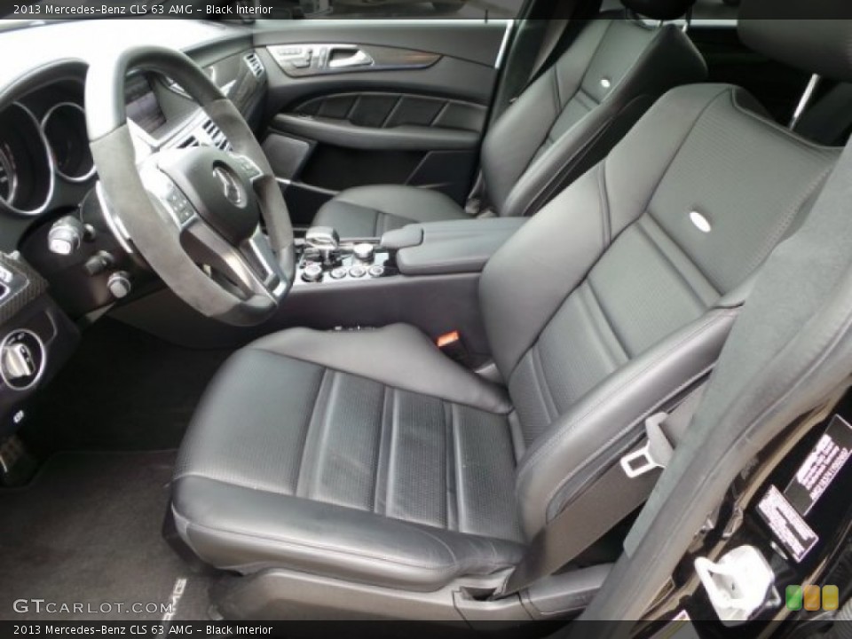 Black Interior Front Seat for the 2013 Mercedes-Benz CLS 63 AMG #102933044