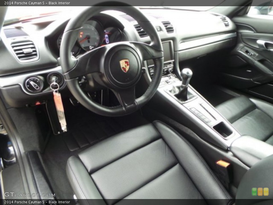 Black Interior Photo for the 2014 Porsche Cayman S #102939209