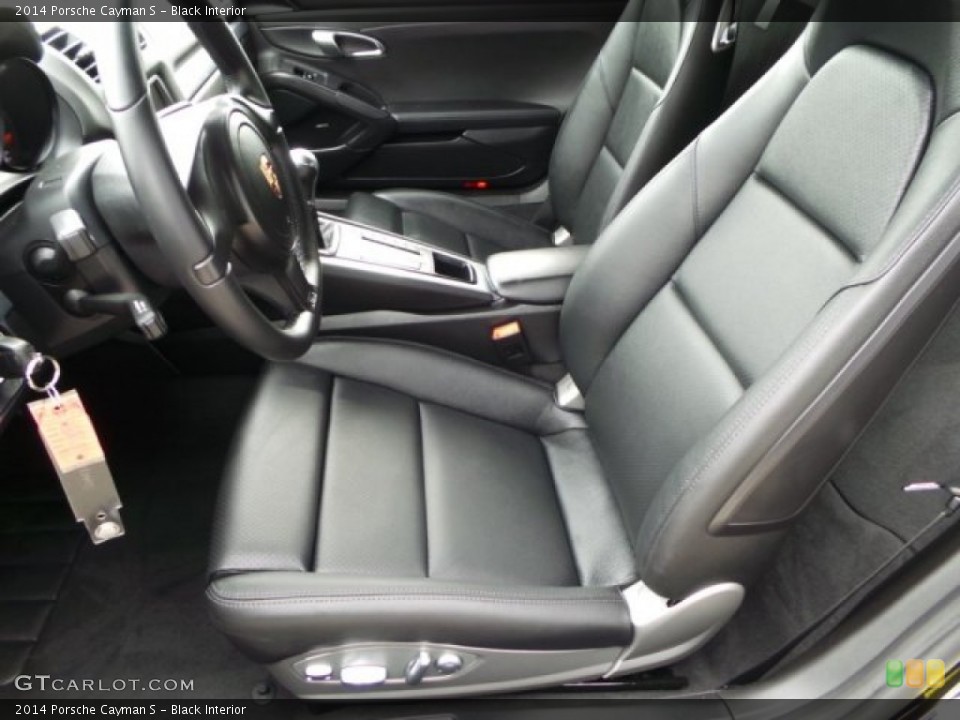 Black Interior Front Seat for the 2014 Porsche Cayman S #102939233