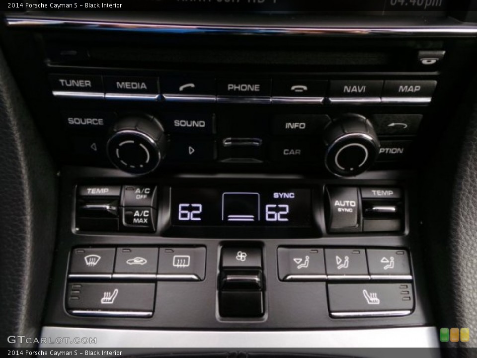 Black Interior Controls for the 2014 Porsche Cayman S #102939392
