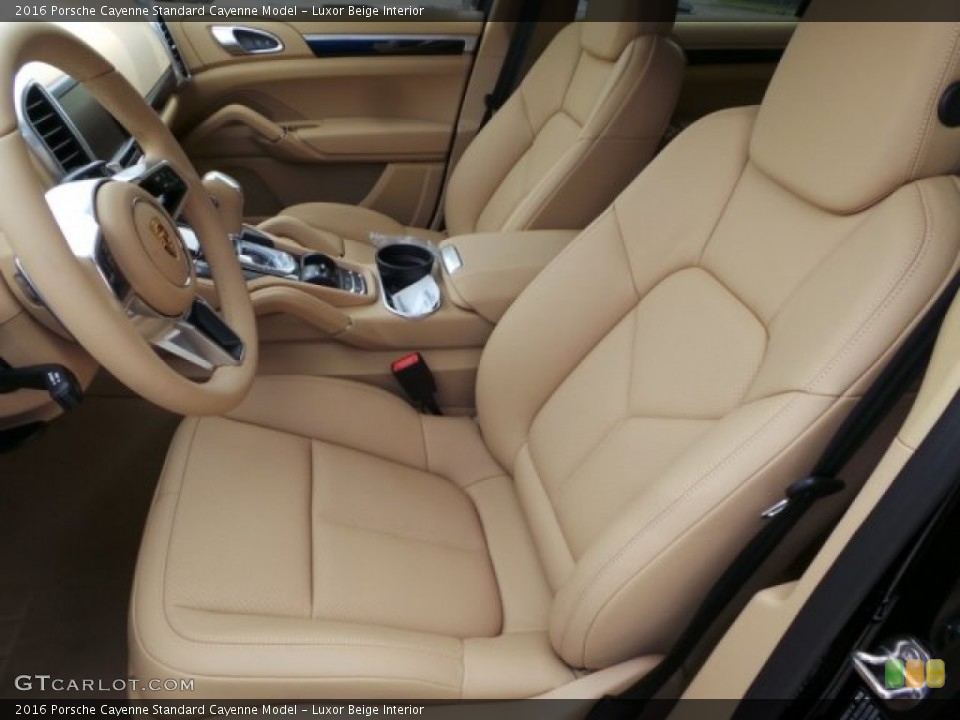 Luxor Beige Interior Front Seat for the 2016 Porsche Cayenne  #102939971