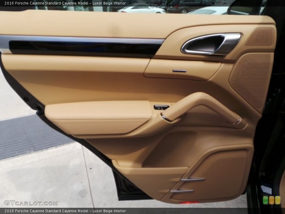 Luxor Beige Interior Door Panel for the 2016 Porsche Cayenne  #102940235