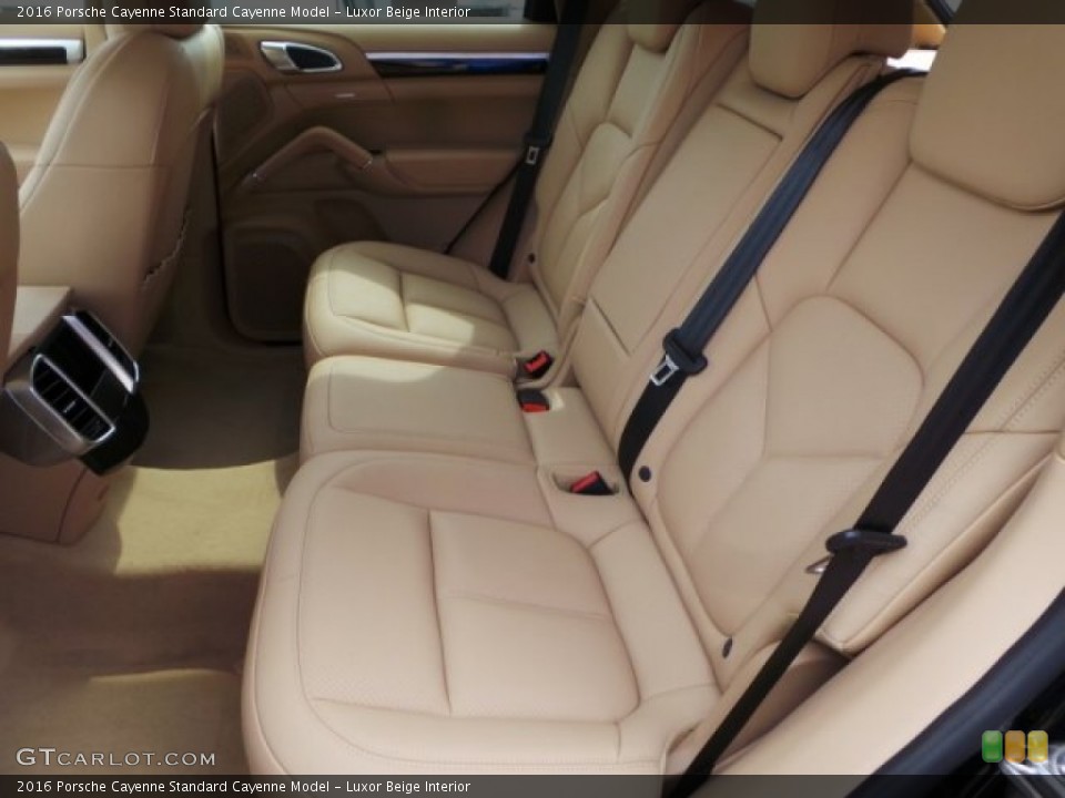 Luxor Beige Interior Rear Seat for the 2016 Porsche Cayenne  #102940253