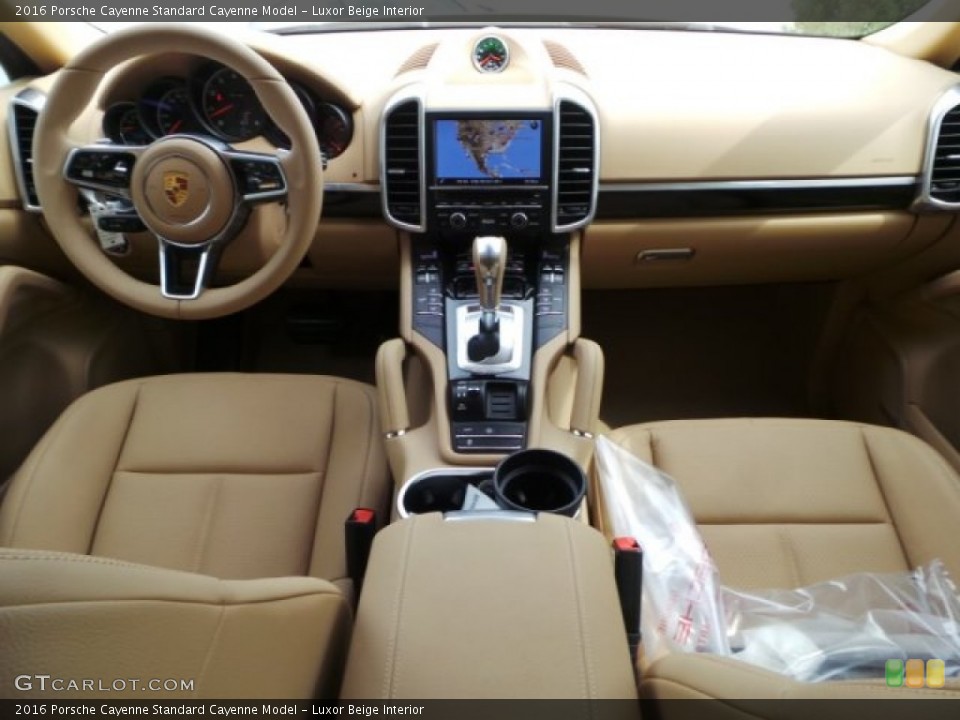 Luxor Beige Interior Dashboard for the 2016 Porsche Cayenne  #102940268
