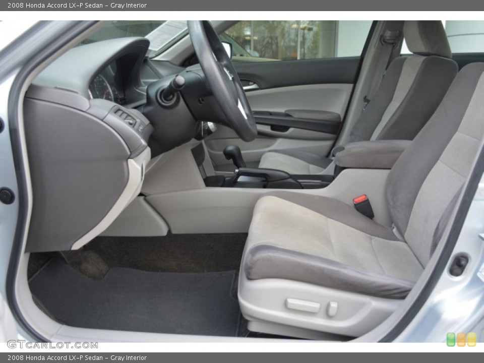 Gray Interior Front Seat for the 2008 Honda Accord LX-P Sedan #102940858