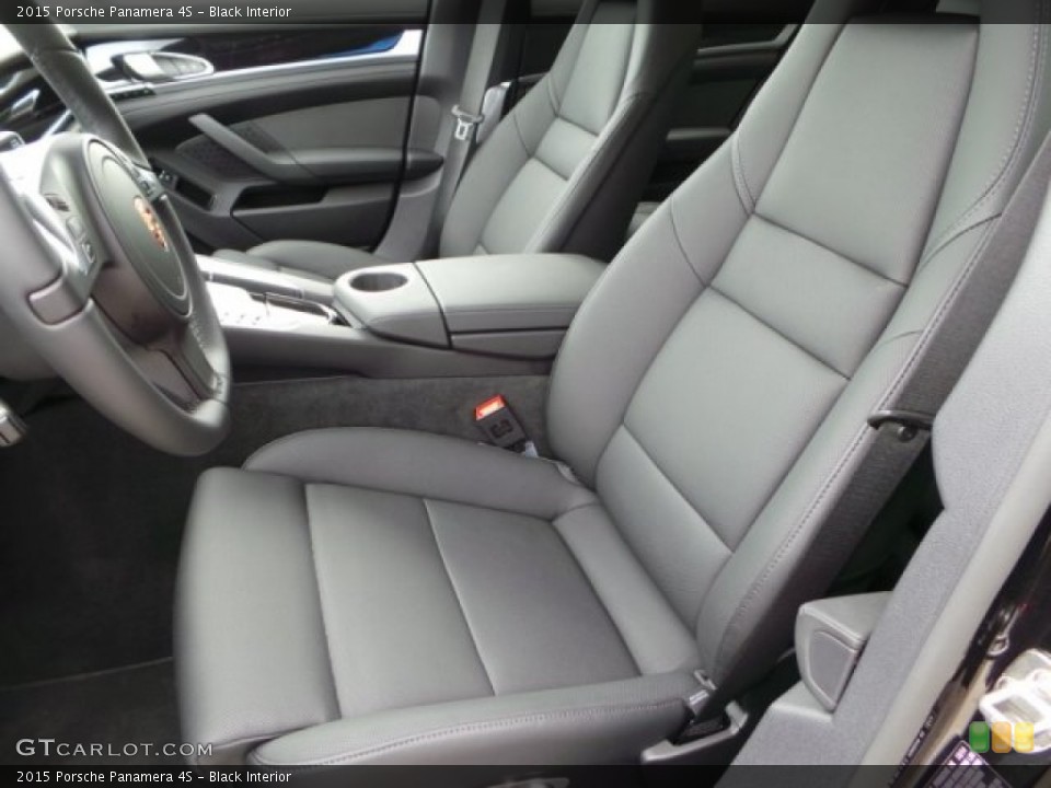 Black Interior Front Seat for the 2015 Porsche Panamera 4S #102941444