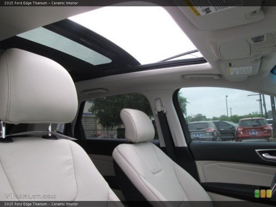 Ceramic Interior Sunroof for the 2015 Ford Edge Titanium #102942614