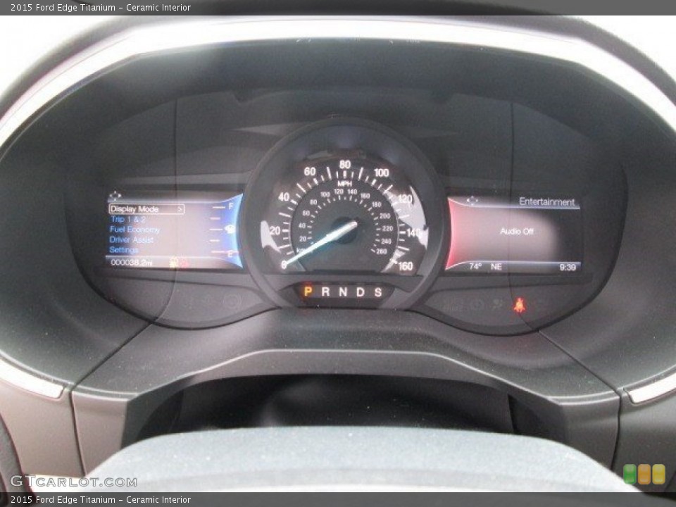 Ceramic Interior Gauges for the 2015 Ford Edge Titanium #102942806