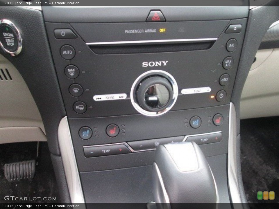 Ceramic Interior Controls for the 2015 Ford Edge Titanium #102942896