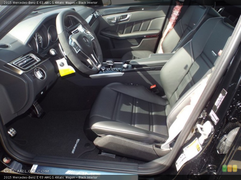 Black Interior Front Seat for the 2015 Mercedes-Benz E 63 AMG S 4Matic Wagon #102943907