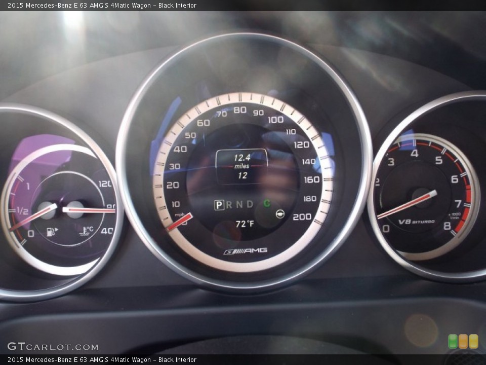 Black Interior Gauges for the 2015 Mercedes-Benz E 63 AMG S 4Matic Wagon #102943988