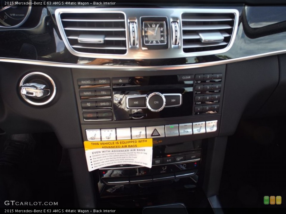 Black Interior Controls for the 2015 Mercedes-Benz E 63 AMG S 4Matic Wagon #102944045