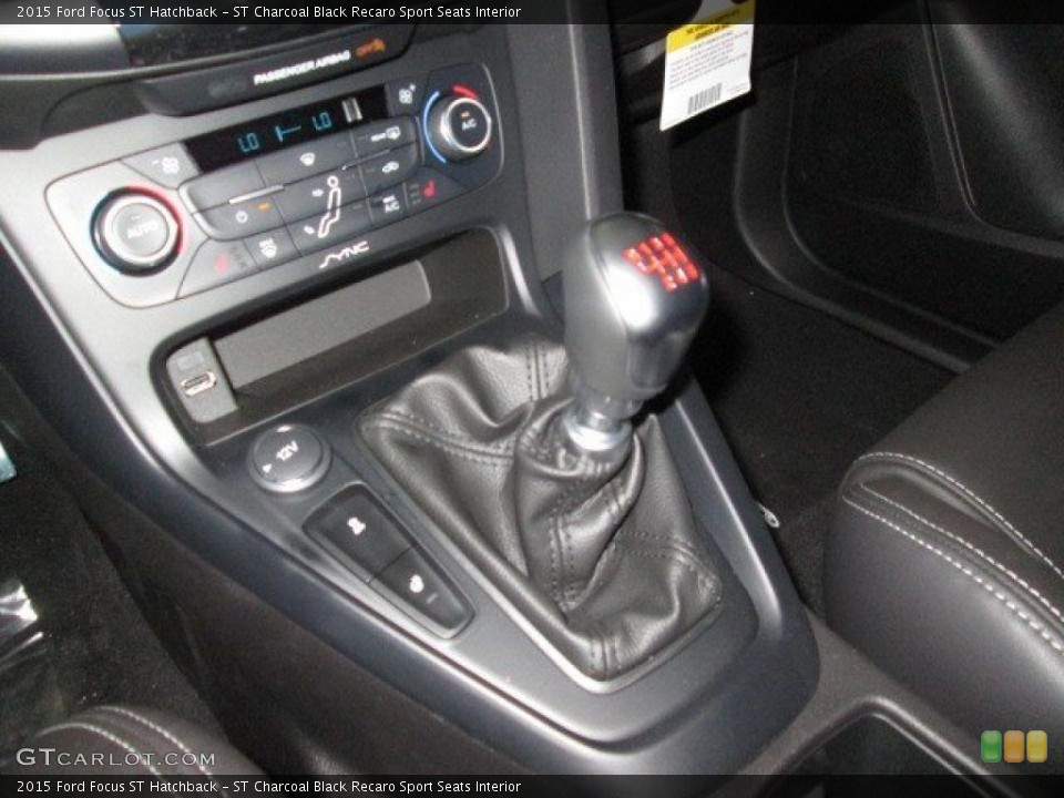 ST Charcoal Black Recaro Sport Seats Interior Transmission for the 2015 Ford Focus ST Hatchback #102944123