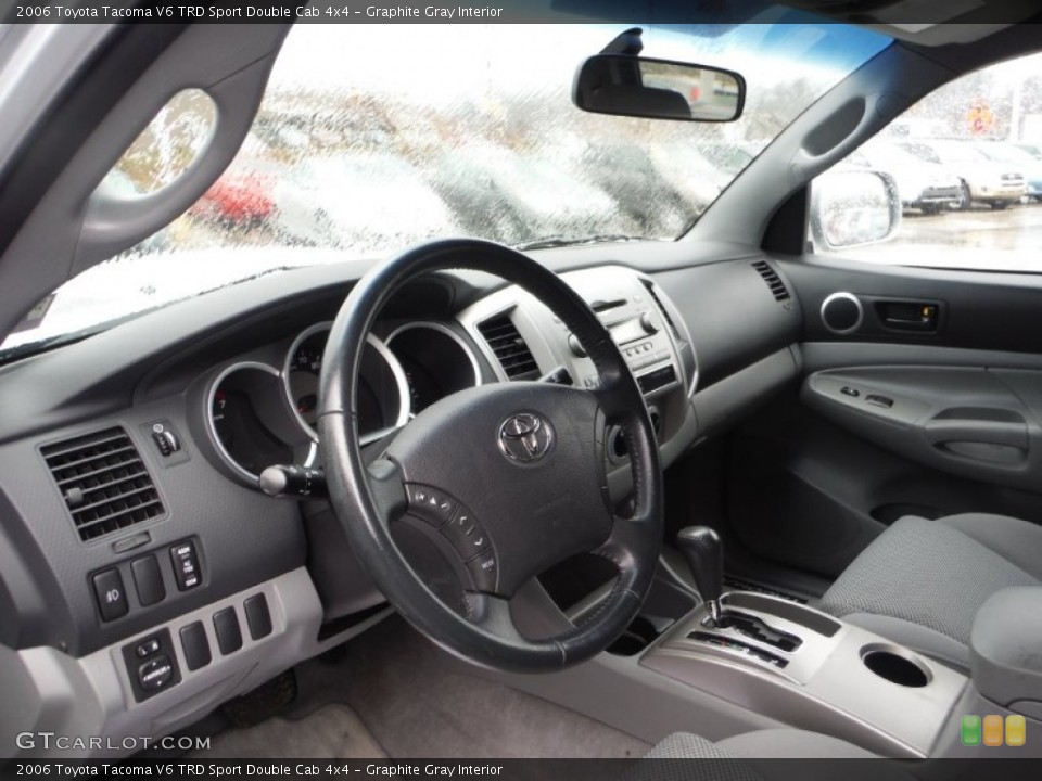 Graphite Gray Interior Photo for the 2006 Toyota Tacoma V6 TRD Sport Double Cab 4x4 #102947453