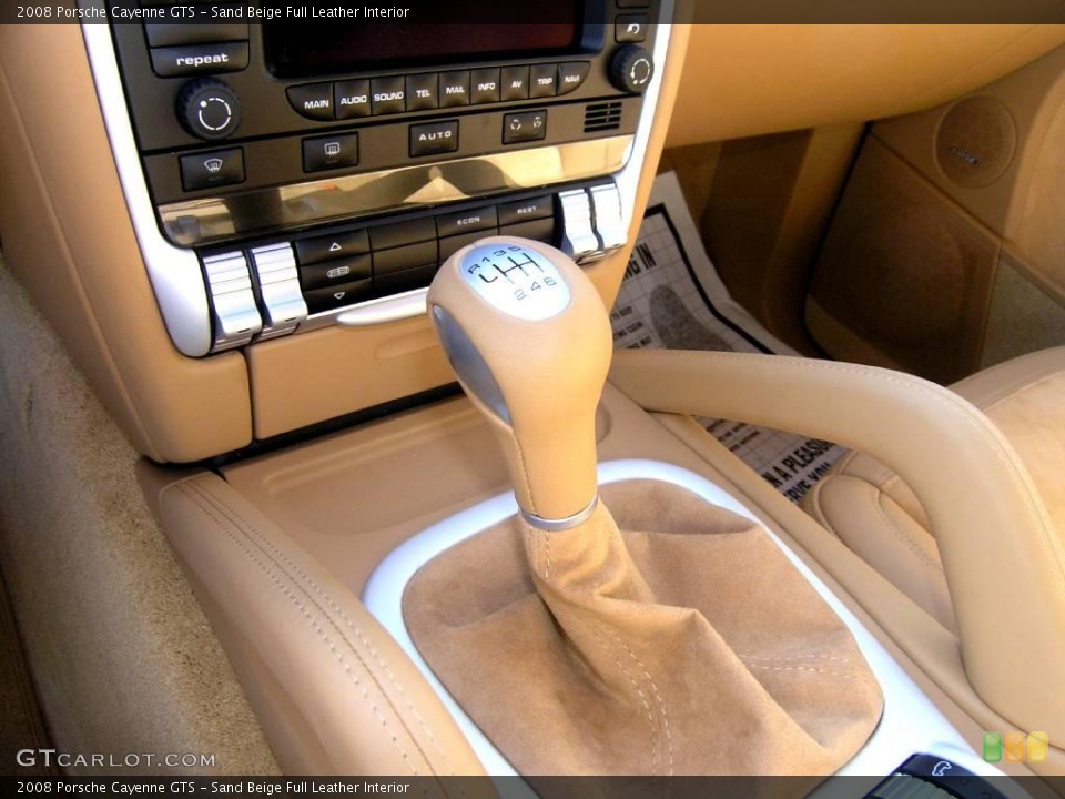 Sand Beige Full Leather Interior Transmission for the 2008 Porsche Cayenne GTS #1029477