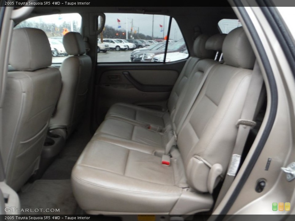 Taupe Interior Rear Seat for the 2005 Toyota Sequoia SR5 4WD #102948515