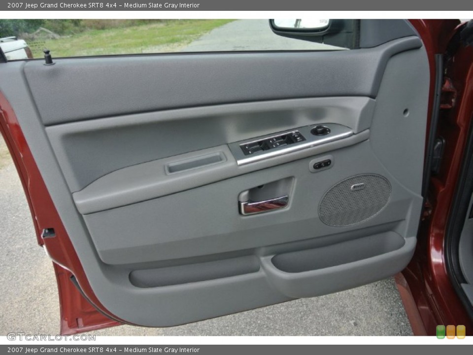 Medium Slate Gray Interior Door Panel for the 2007 Jeep Grand Cherokee SRT8 4x4 #102948518