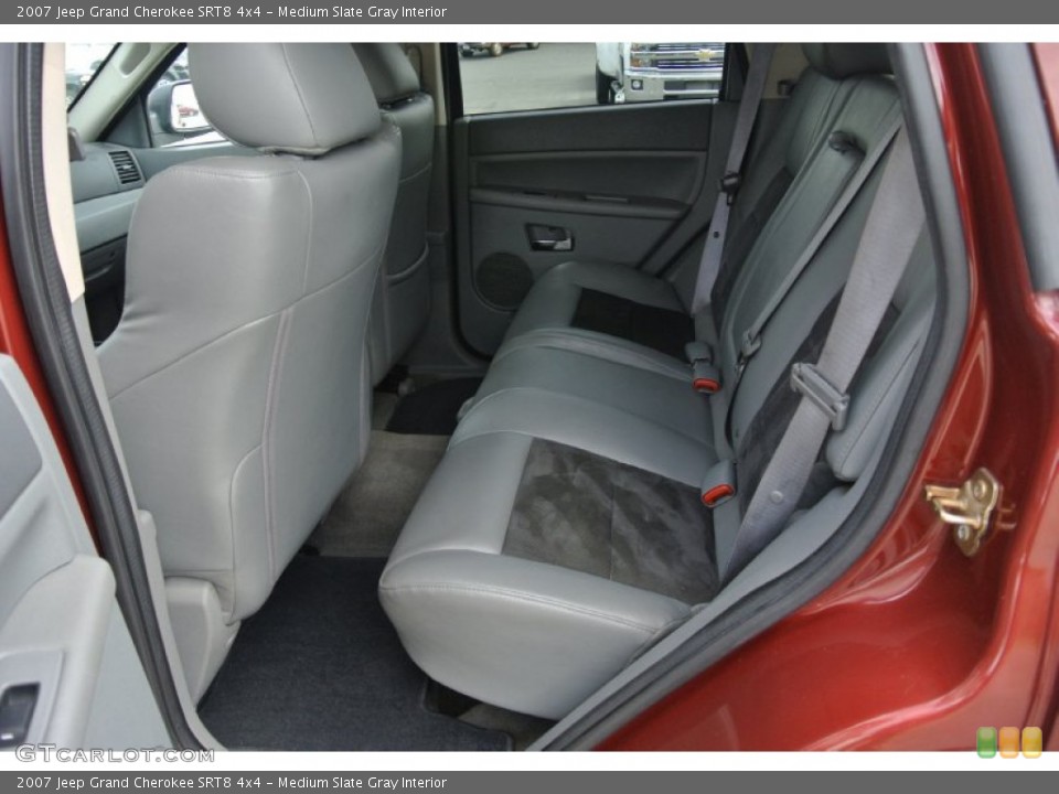 Medium Slate Gray Interior Rear Seat for the 2007 Jeep Grand Cherokee SRT8 4x4 #102948713