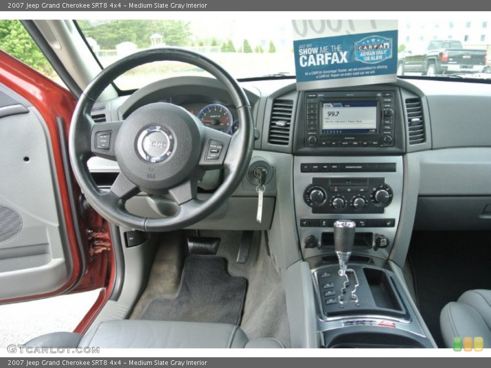 Medium Slate Gray Interior Controls for the 2007 Jeep Grand Cherokee SRT8 4x4 #102948734