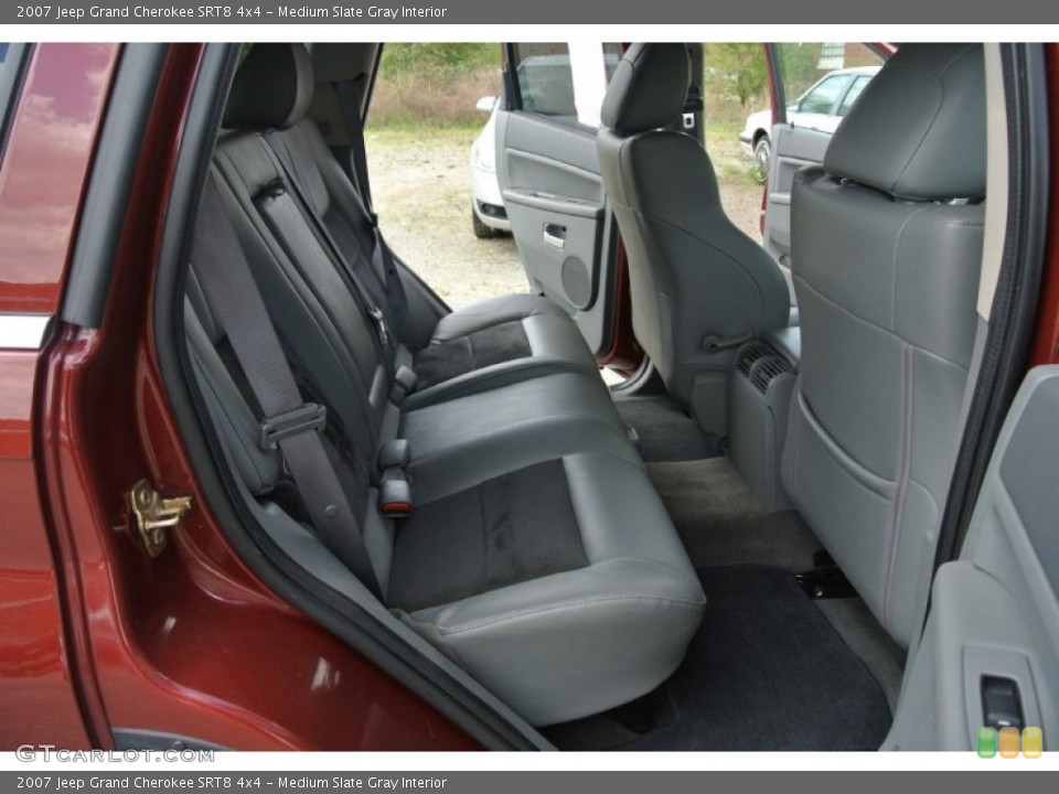 Medium Slate Gray Interior Rear Seat for the 2007 Jeep Grand Cherokee SRT8 4x4 #102948812