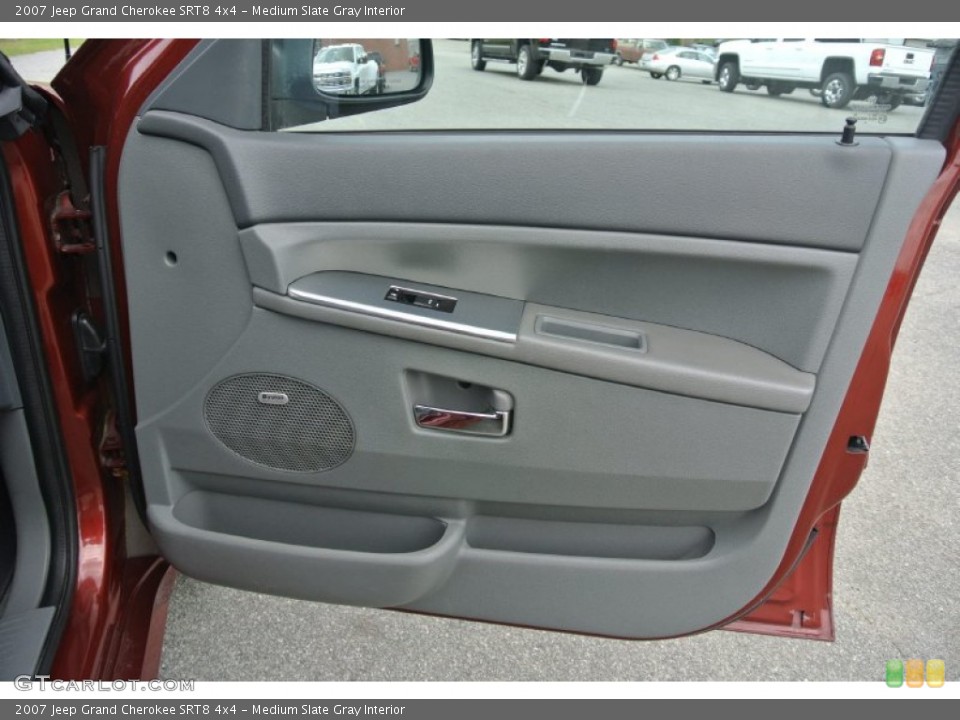Medium Slate Gray Interior Door Panel for the 2007 Jeep Grand Cherokee SRT8 4x4 #102948875