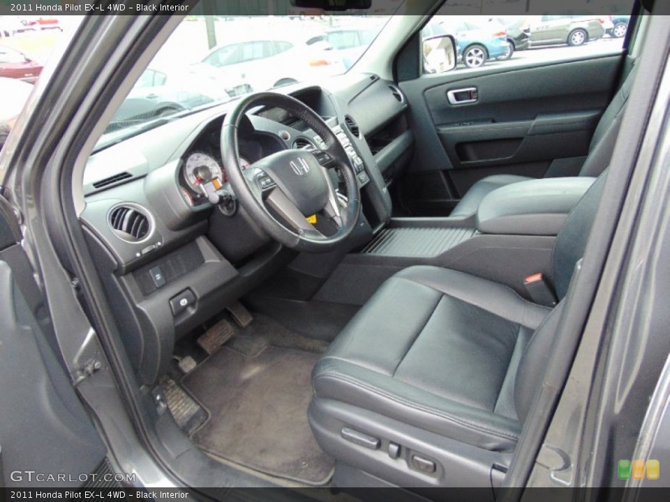 Black Interior Photo for the 2011 Honda Pilot EX-L 4WD #102952791