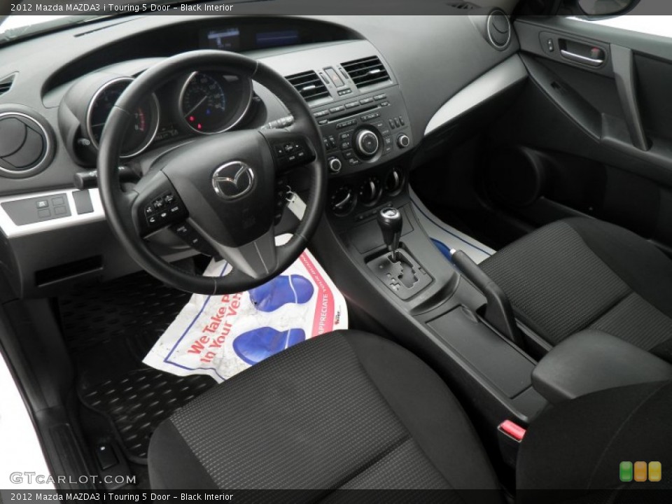 Black Interior Photo for the 2012 Mazda MAZDA3 i Touring 5 Door #102953354